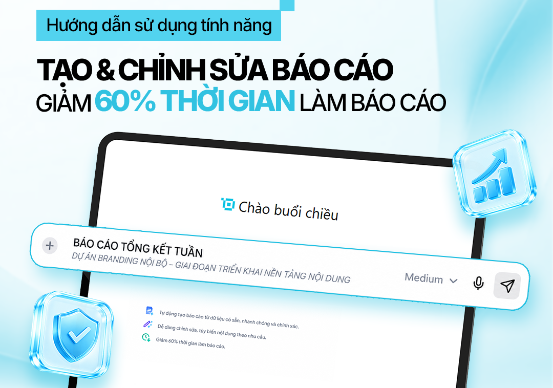 AI Tạo Báo Cáo Trên TopAgent IC: Khởi Tạo Và Chỉnh Sửa Trong Một Giao Diện