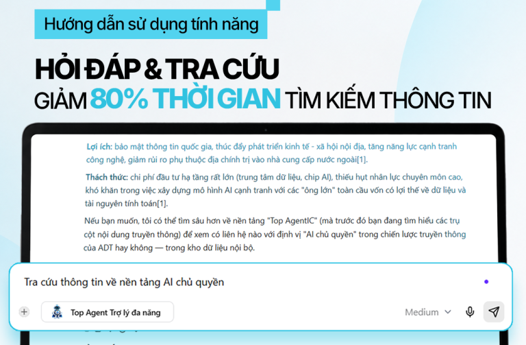 Trợ Lý AI Cho Doanh Nghiệp: Hỏi Đáp Và Tra Cứu Thông Tin Trên TopAgent IC
